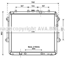 AVA QUALITY COOLING Radiators, Motora dzesēšanas sistēma TO2616